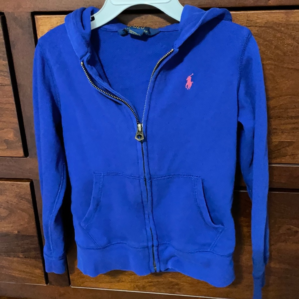 Polo Ralph Lauren blue hoodie